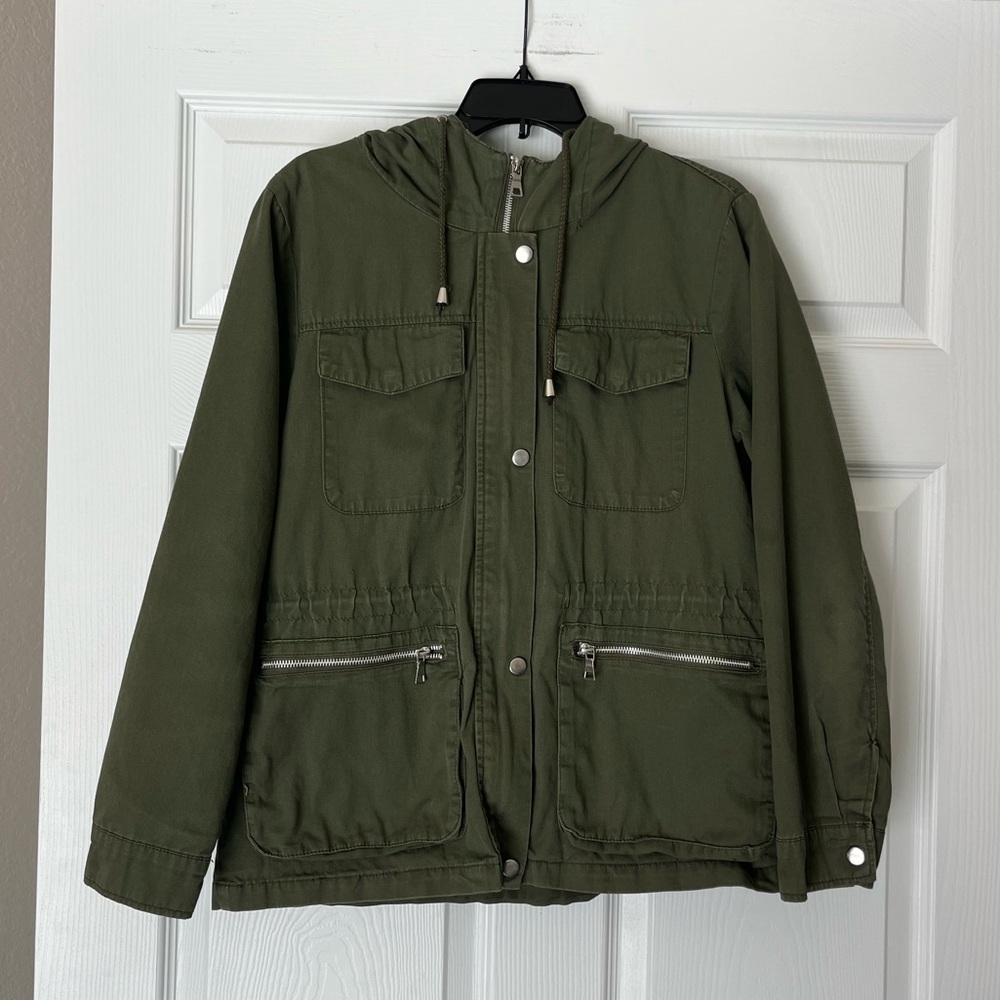 NWOT Miss London Utility Jacket